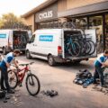 profitez de la livraison de vélos avec nos fourgons équipés et bénéficiez des services de montage decathlon spécialement conçus pour les magasins cycles.
